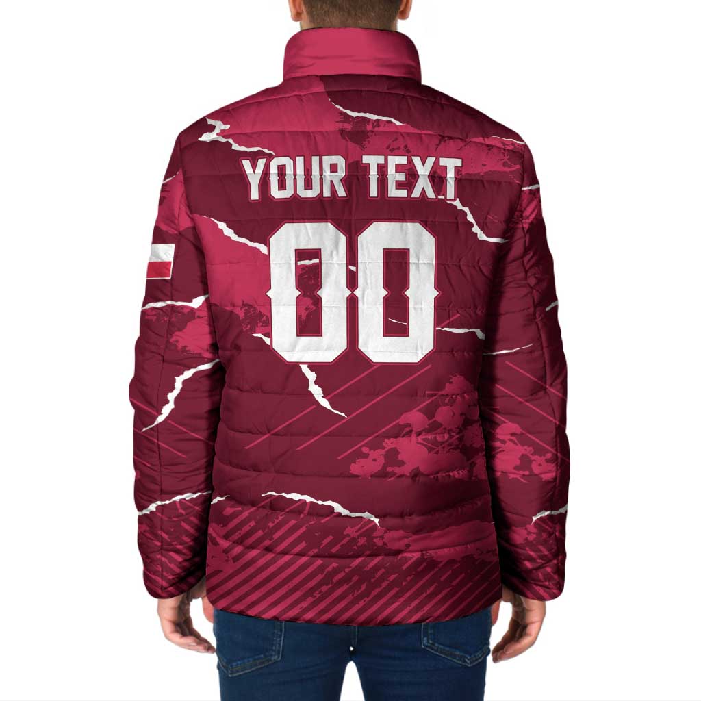 Custom Football 2026 Poland Padded Jacket Go Polska Eagles