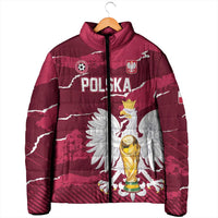 Custom Football 2026 Poland Padded Jacket Go Polska Eagles
