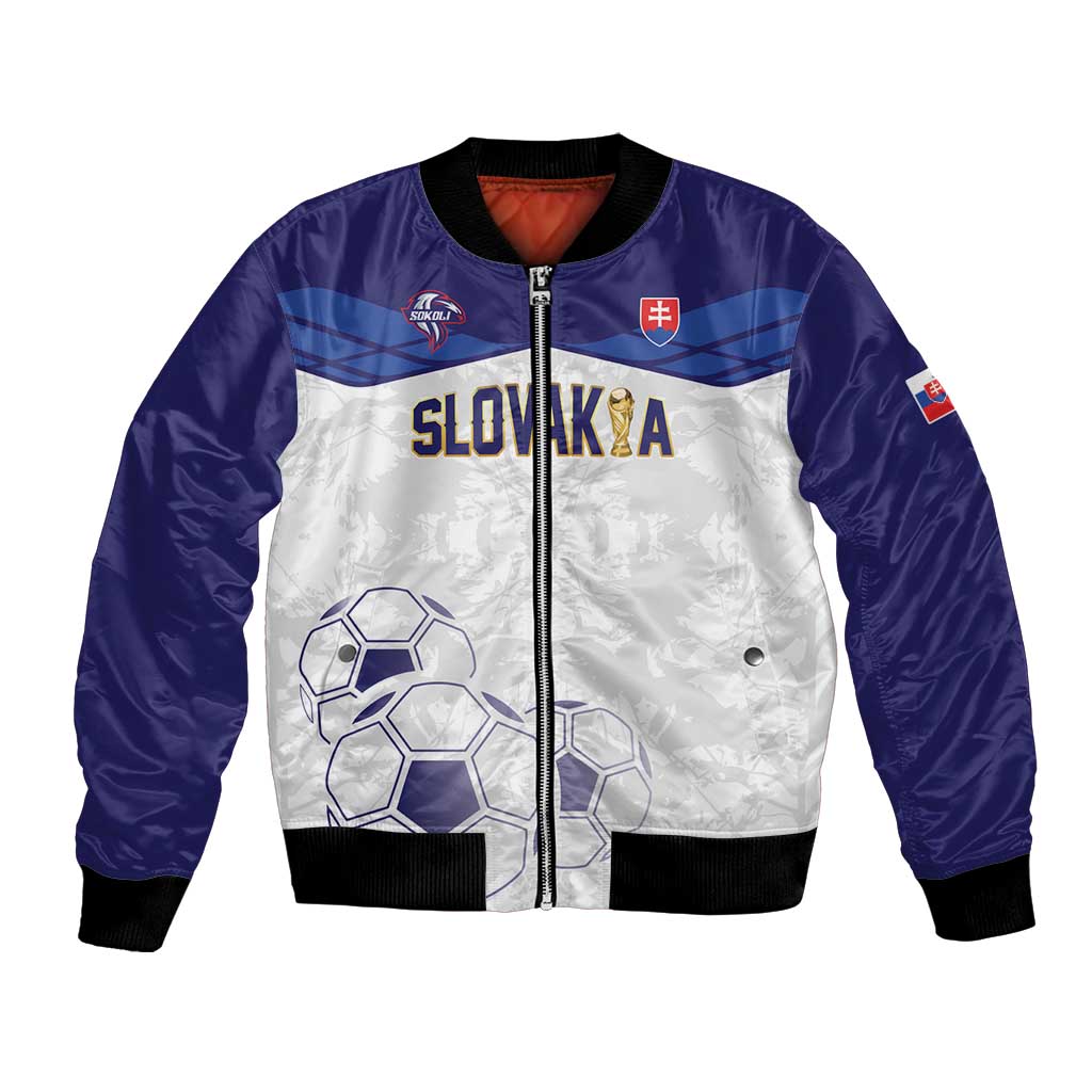 Custom Football 2026 Slovakia Bomber Jacket Hrabri Sokoli