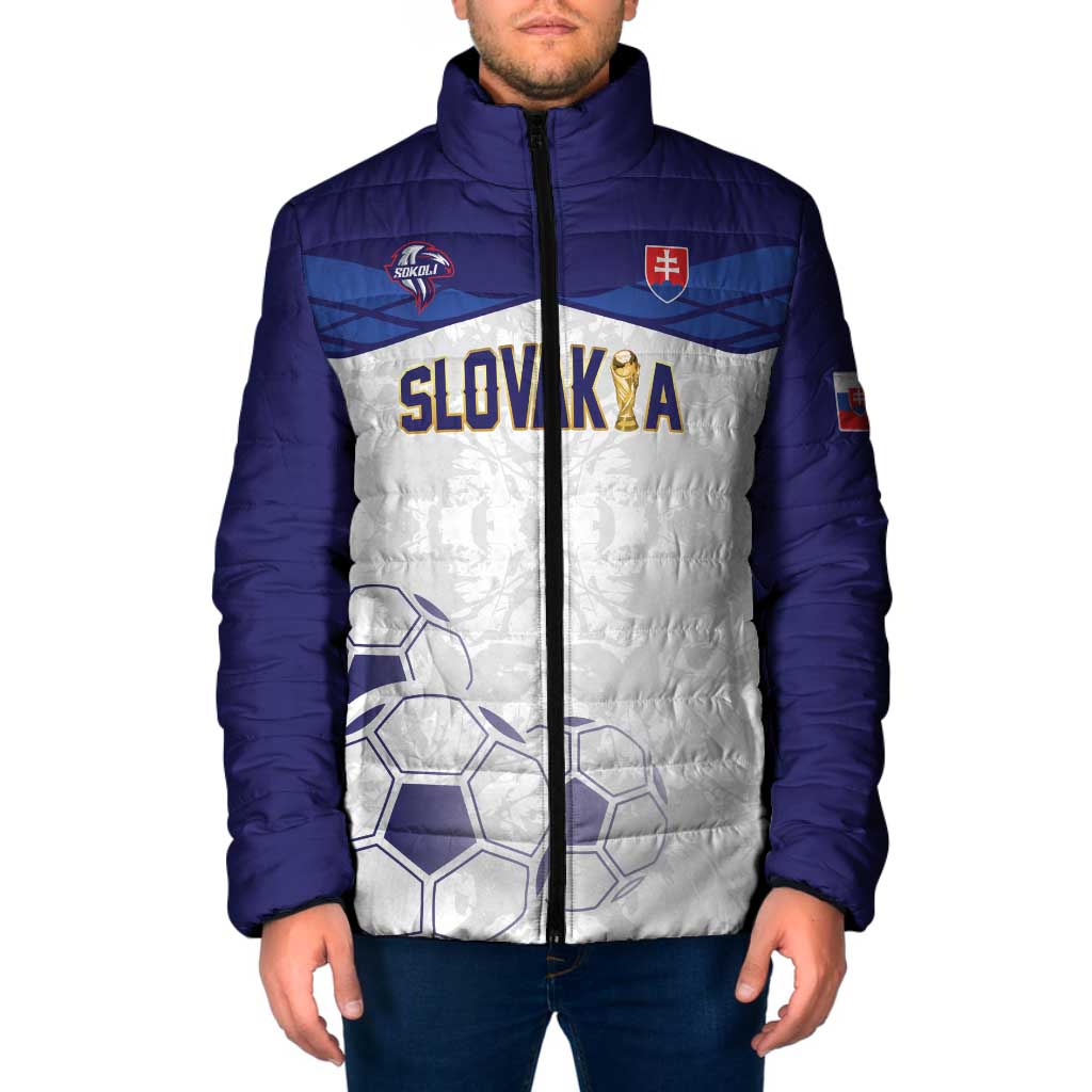 Custom Football 2026 Slovakia Padded Jacket Hrabri Sokoli