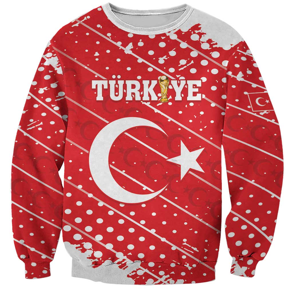 Custom Football 2026 Turkiye Sweatshirt Turkey Ay-Yıldızlılar
