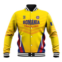Custom Football Romania Baseball Jacket Hai Tricolorii