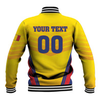 Custom Football Romania Baseball Jacket Hai Tricolorii