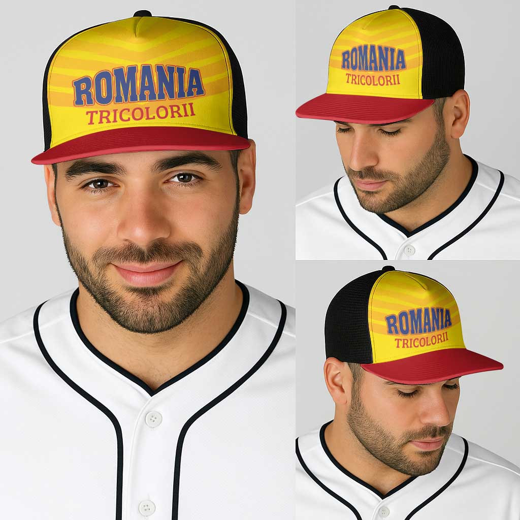 Football Romania Baseball Net Cap Hai Tricolorii