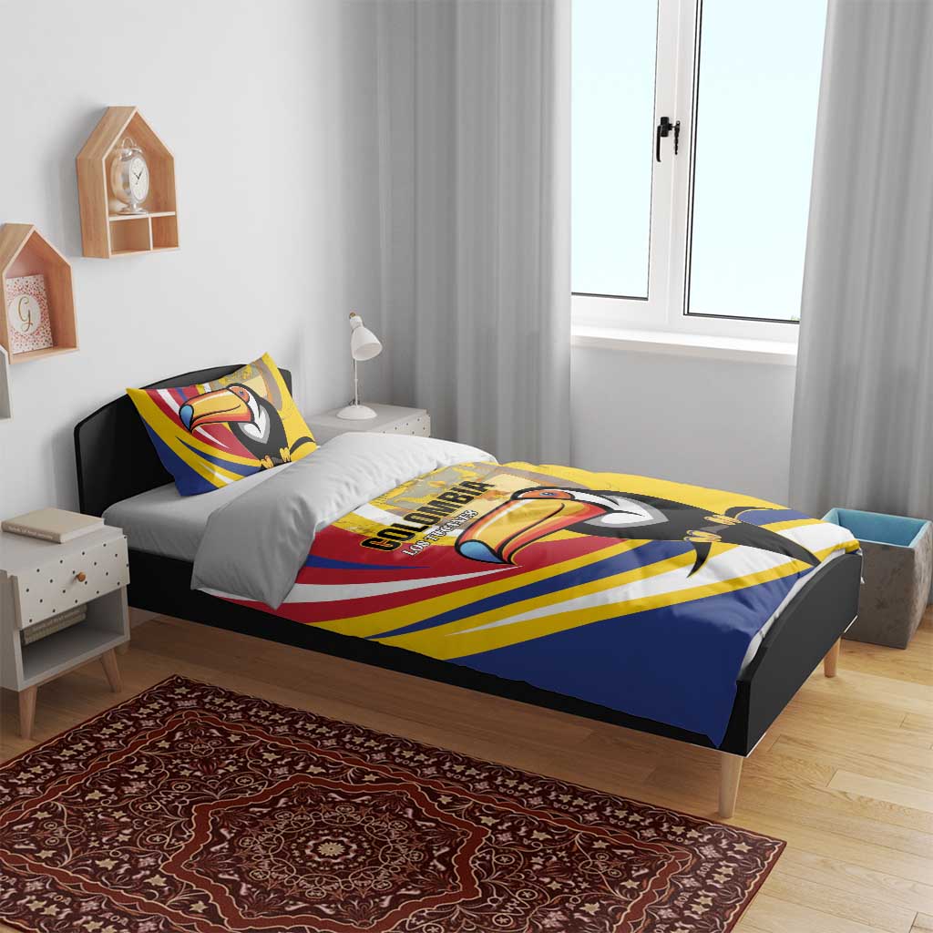 Colombia Rugby Bedding Set Los Tucanes Go Champions
