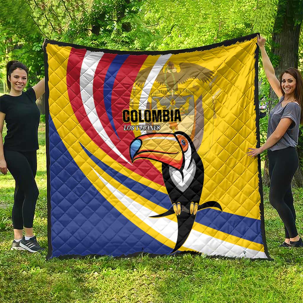 Colombia Rugby Quilt Los Tucanes Go Champions