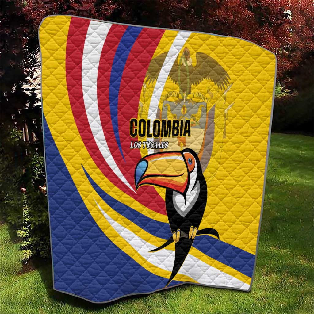 Colombia Rugby Quilt Los Tucanes Go Champions