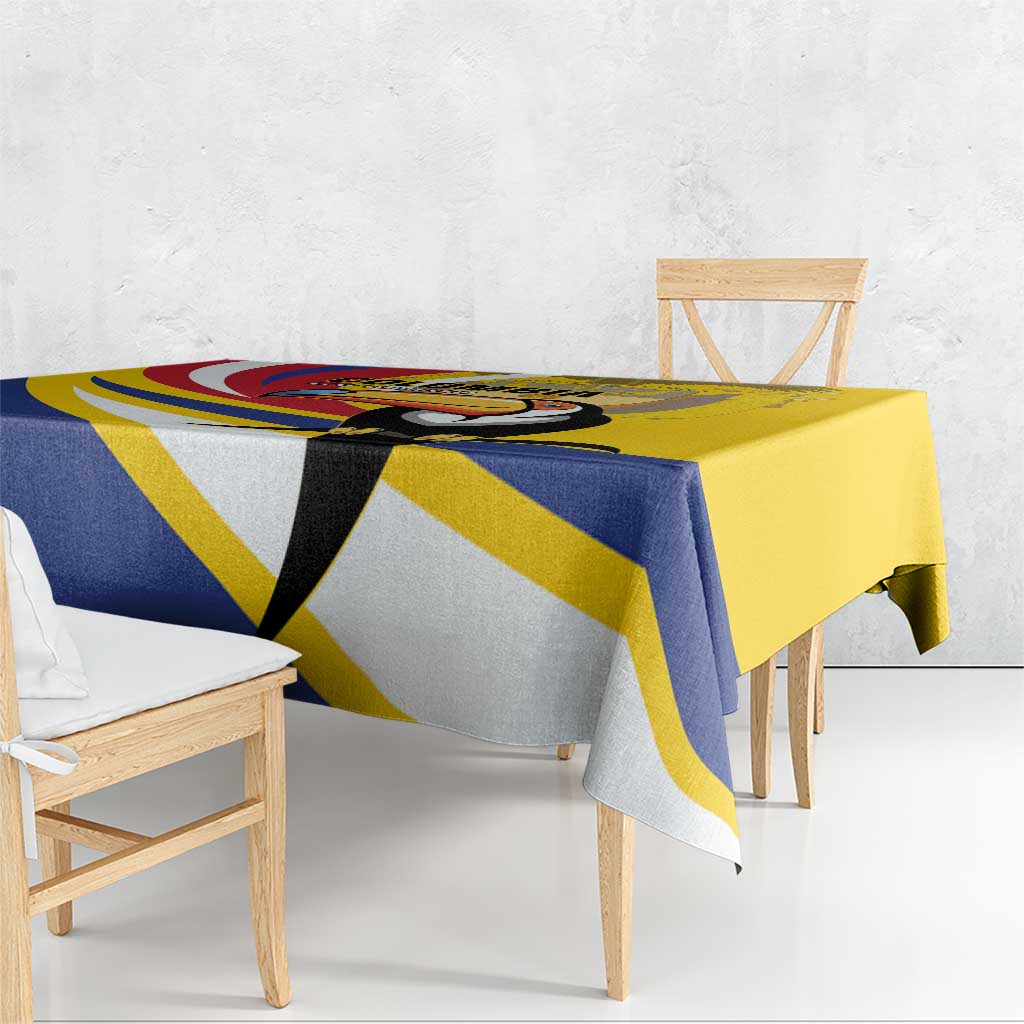 Colombia Rugby Tablecloth Los Tucanes Go Champions