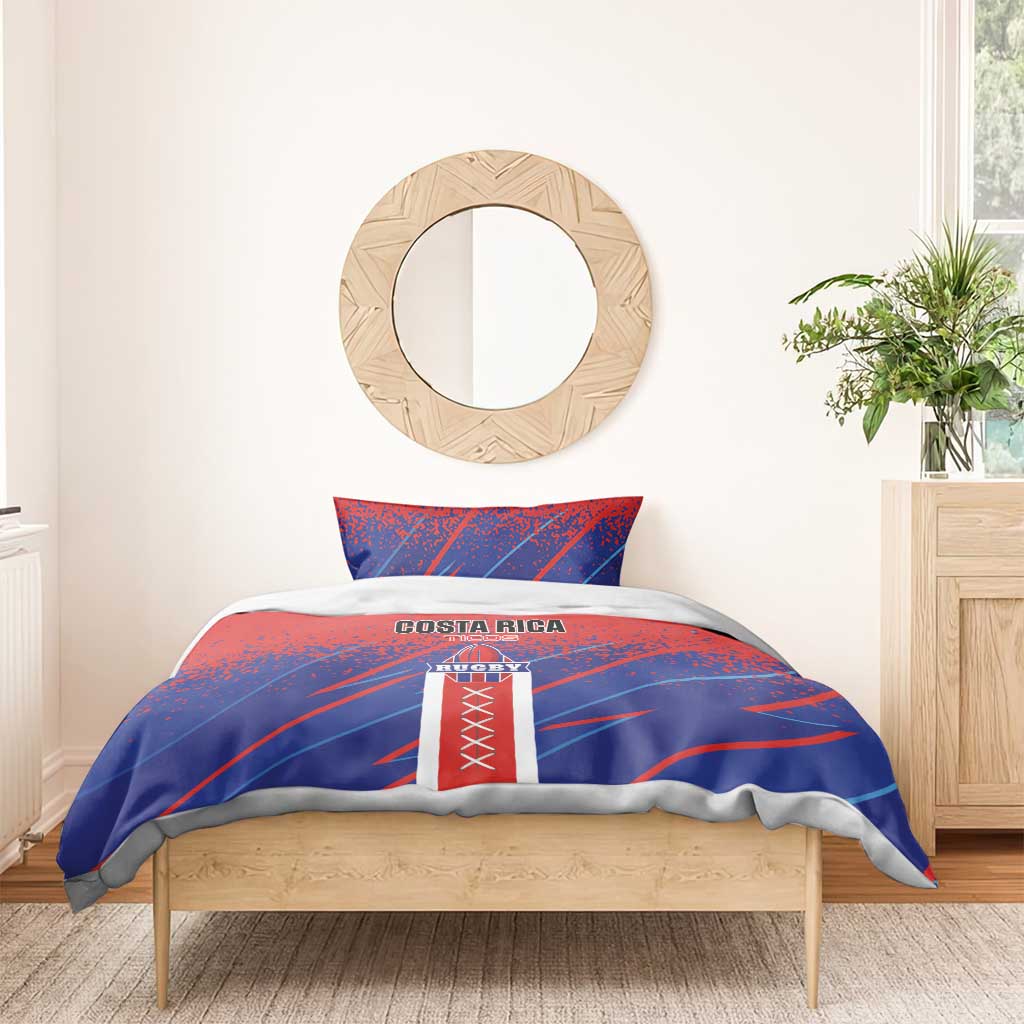 Costa Rica Rugby Bedding Set Ticos Go Champions