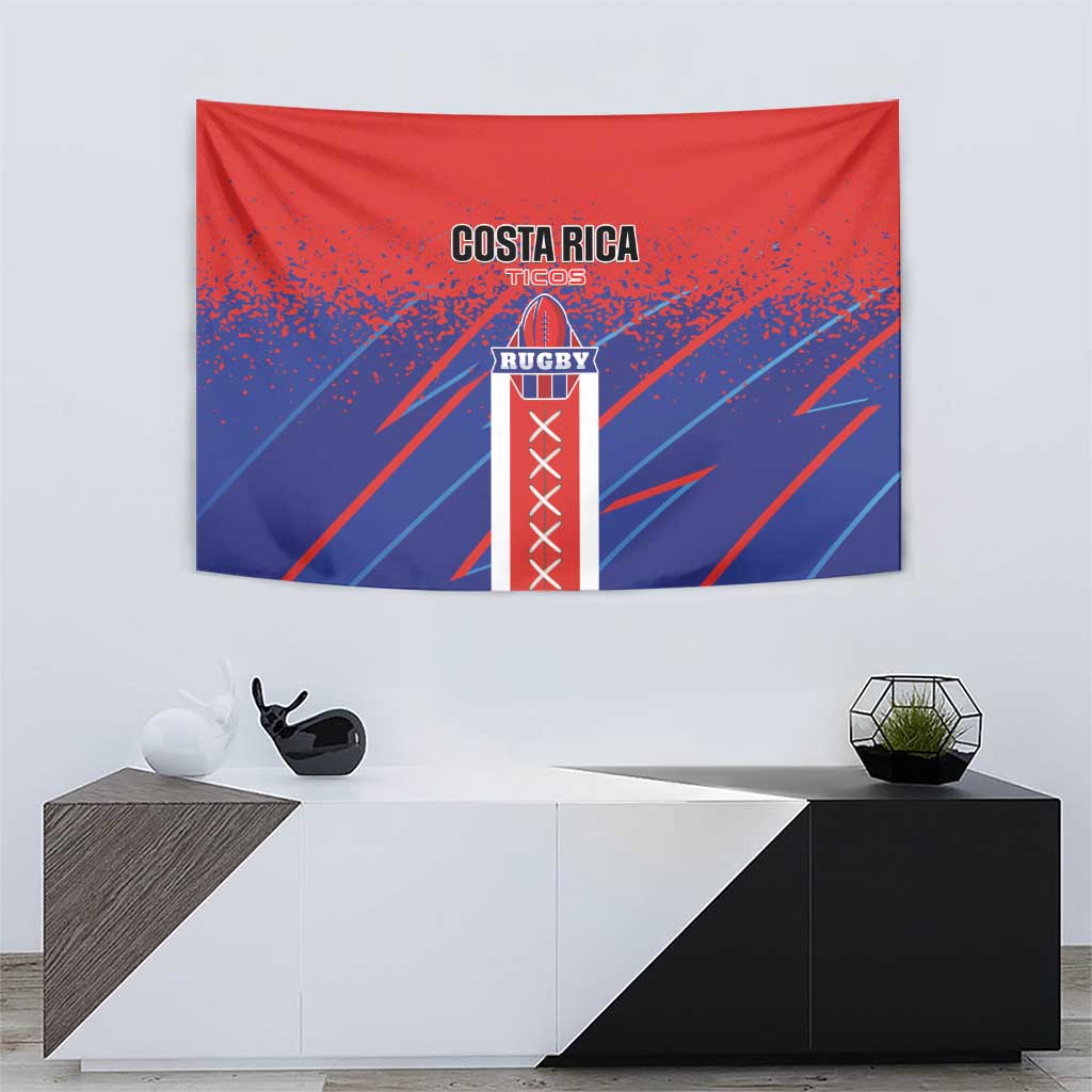 Costa Rica Rugby Tapestry Ticos Go Champions