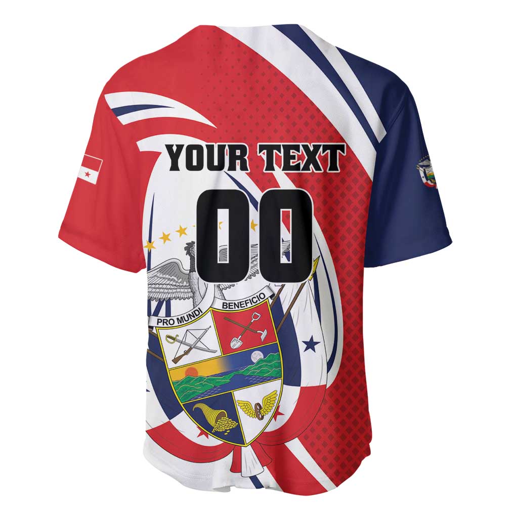 Red, navy and white short-sleeve jersey back with number 00 and crest
