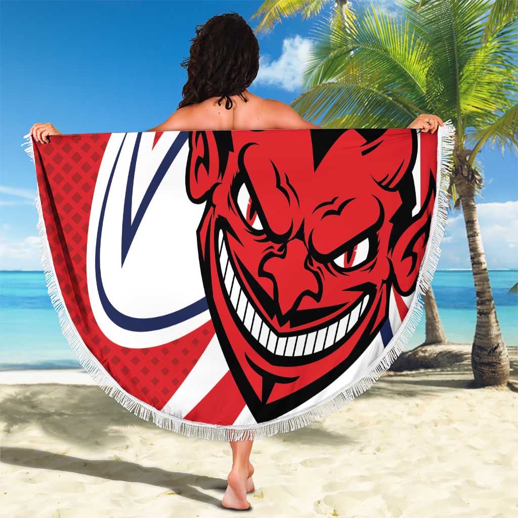 Panama Rugby Beach Blanket Diablos Rojos Go Champions