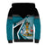 The Bahamas Sherpa Hoodie Bahamian Blue Marlin Special Version - Wonder Print Shop