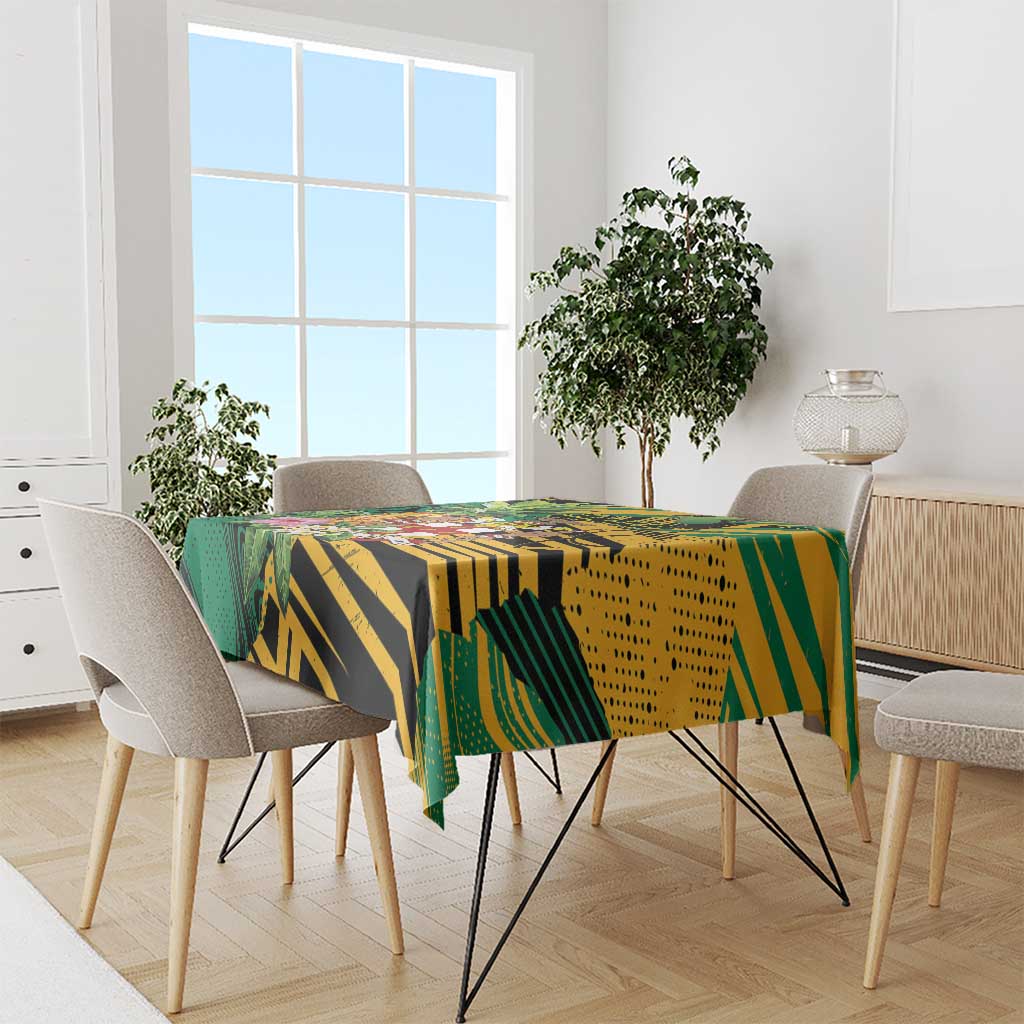 Jamaica Red-billed Streamertail Tablecloth Pineapple Tropical Style - Wonder Print Shop
