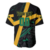 Custom Rugby Jamaica Crocs Baseball Jersey Cool Runnings on Grass - Wonder Print Shop