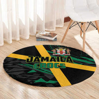 Rugby Jamaica Crocs Round Carpet Cool Runnings on Grass - Wonder Print Shop