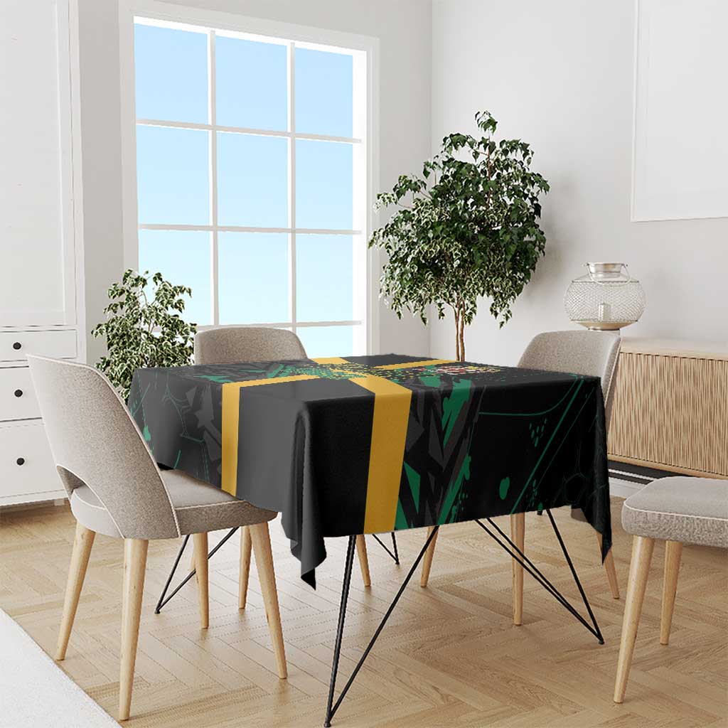Rugby Jamaica Crocs Tablecloth Cool Runnings on Grass - Wonder Print Shop