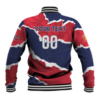 Custom Norway 2026 Soccer Baseball Jacket Vikings Keep Rowing