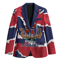 Custom Norway 2026 Soccer Blazer Vikings Keep Rowing