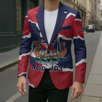 Custom Norway 2026 Soccer Blazer Vikings Keep Rowing