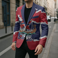 Custom Norway 2026 Soccer Blazer Vikings Keep Rowing