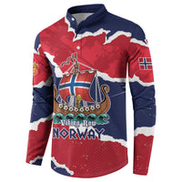 Custom Norway 2026 Soccer Button Sweatshirt Vikings Keep Rowing