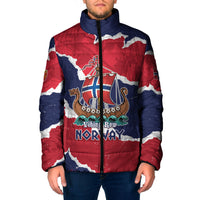 Custom Norway 2026 Soccer Padded Jacket Vikings Keep Rowing