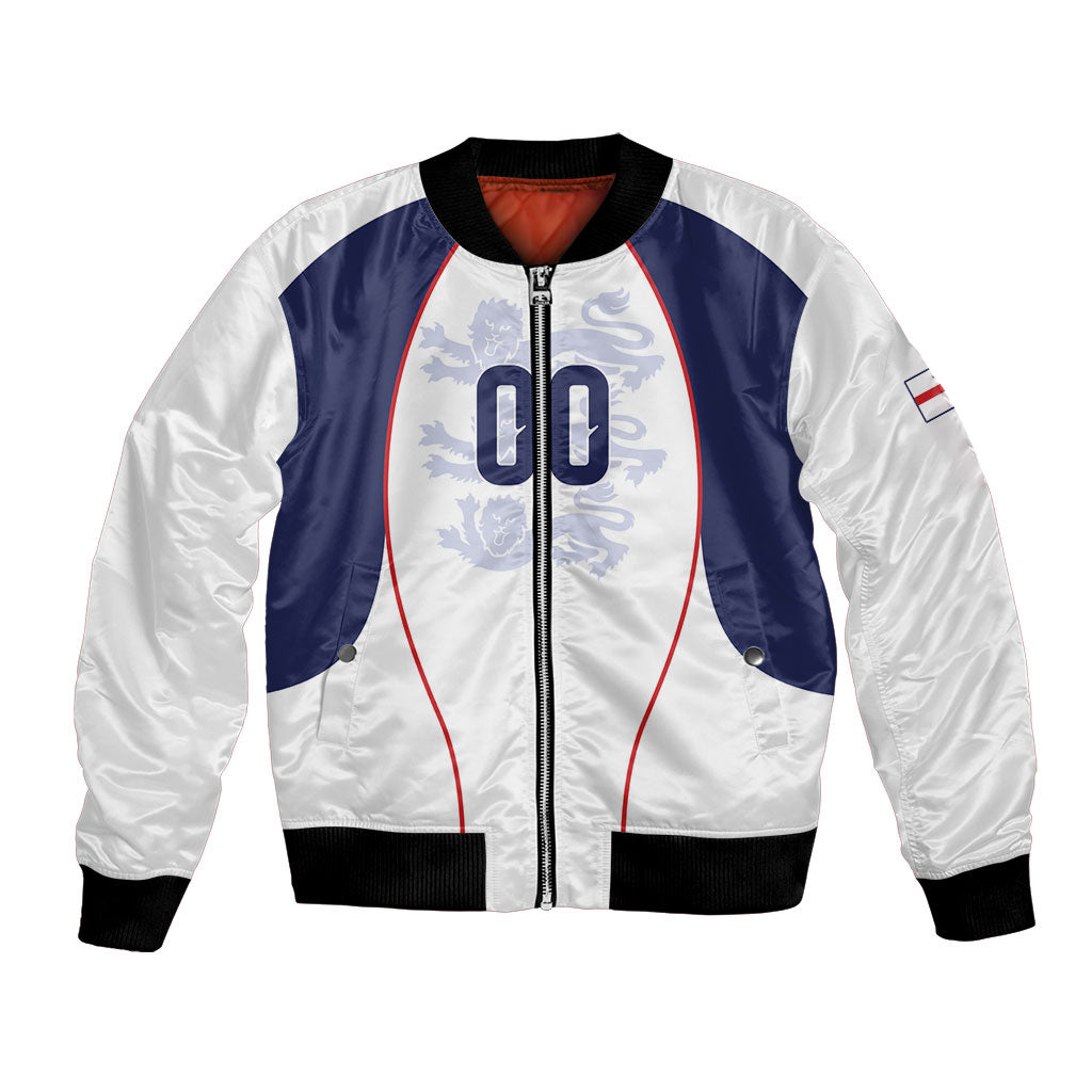 Custom England 2026 World Football Bomber Jacket Come On Three Lions