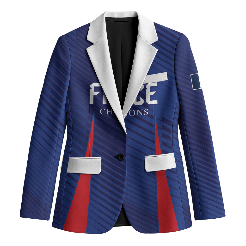 Custom France 2026 World Football Blazer Les Bleus Go 3rd Champions