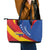 Venezuela Leather Tote Bag Dios y Federacion Curve Star - Wonder Print Shop