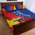 Venezuela Quilt Bed Set Dios y Federacion Curve Star - Wonder Print Shop