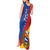 Personalized Venezuela Tank Maxi Dress Dios y Federacion Curve Star - Wonder Print Shop