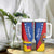 Personalized Venezuela Tumbler With Handle Dios y Federacion Curve Star - Wonder Print Shop