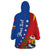 Personalized Venezuela Wearable Blanket Hoodie Dios y Federacion Curve Star - Wonder Print Shop