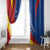 Venezuela Window Curtain Dios y Federacion Curve Star - Wonder Print Shop