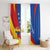 Venezuela Window Curtain Dios y Federacion Curve Star - Wonder Print Shop