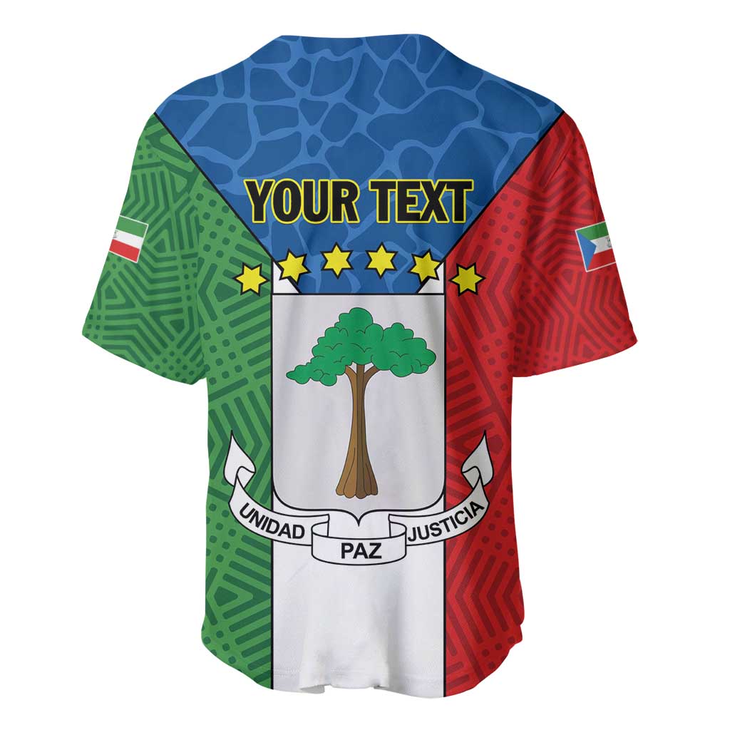 Colorful personalized baseball jersey, back panel with YOUR TEXT and crest
