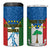 Personalized Equatorial Guinea 4 in 1 Can Cooler Tumbler Unidad Paz Justicia - Wonder Print Shop