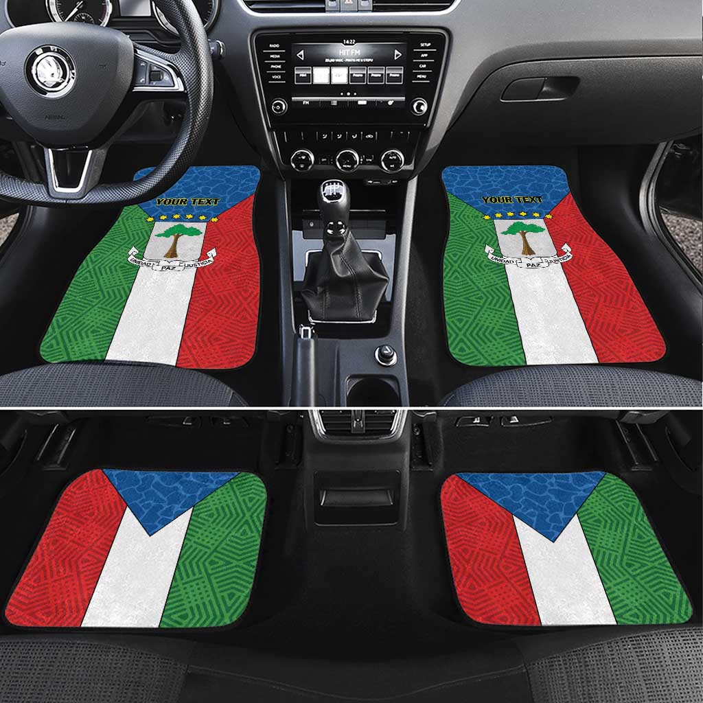 Equatorial Guinea Car Mats Unidad Paz Justicia - Wonder Print Shop