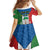 Personalized Equatorial Guinea Kid Short Sleeve Dress Unidad Paz Justicia - Wonder Print Shop