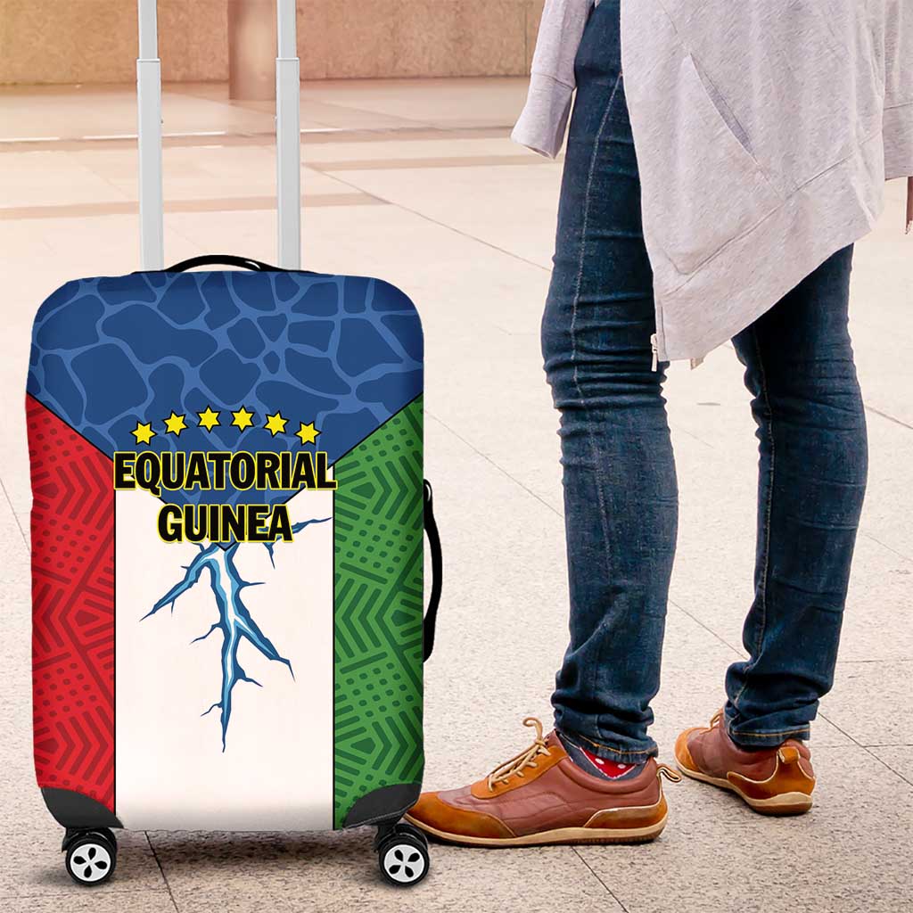 Equatorial Guinea Luggage Cover Unidad Paz Justicia - Wonder Print Shop