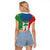 Personalized Equatorial Guinea Raglan Cropped T Shirt Unidad Paz Justicia - Wonder Print Shop