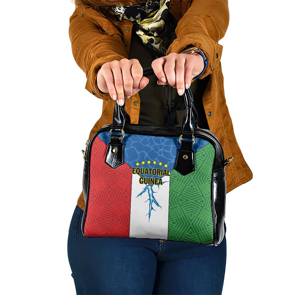 Equatorial Guinea Shoulder Handbag Unidad Paz Justicia