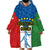 Personalized Equatorial Guinea Wearable Blanket Hoodie Unidad Paz Justicia - Wonder Print Shop