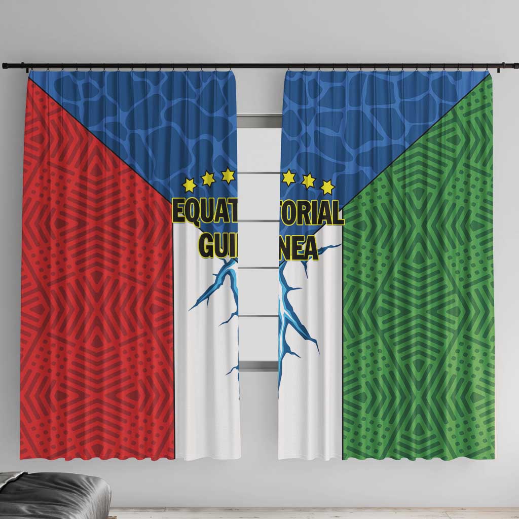 Equatorial Guinea Window Curtain Unidad Paz Justicia - Wonder Print Shop