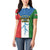 Personalized Equatorial Guinea Women Polo Shirt Unidad Paz Justicia - Wonder Print Shop