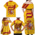 Personalized Spain Family Matching Off Shoulder Maxi Dress and Hawaiian Shirt Spanish Fighting Bull - Wonder Print Shop