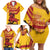 Personalized Spain Family Matching Off Shoulder Short Dress and Hawaiian Shirt Spanish Fighting Bull - Wonder Print Shop