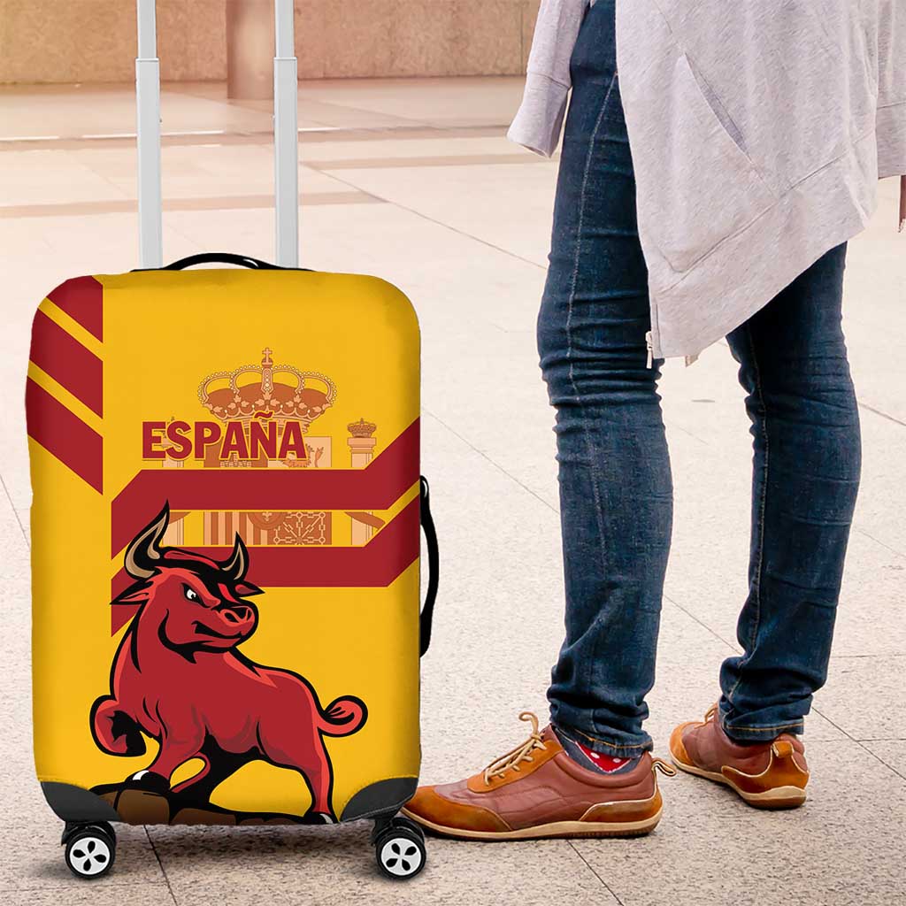 Spain Luggage Cover Spanish Fighting Bull - Wonder Print Shop