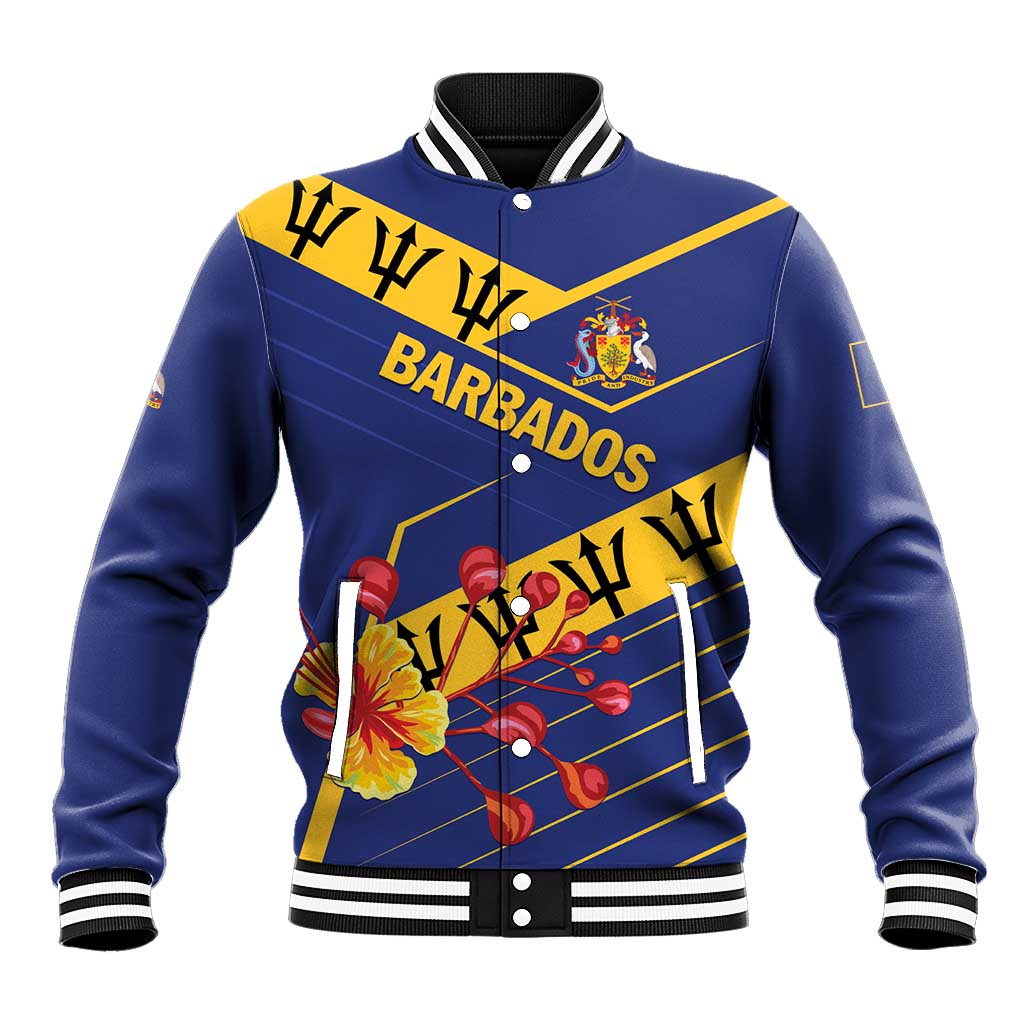 Personalized Barbados Baseball Jacket Pride and Industry - Wonder Print Shop